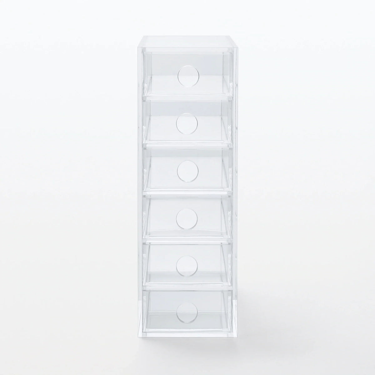 Acrylic Storage 6 Drawers Cubby
