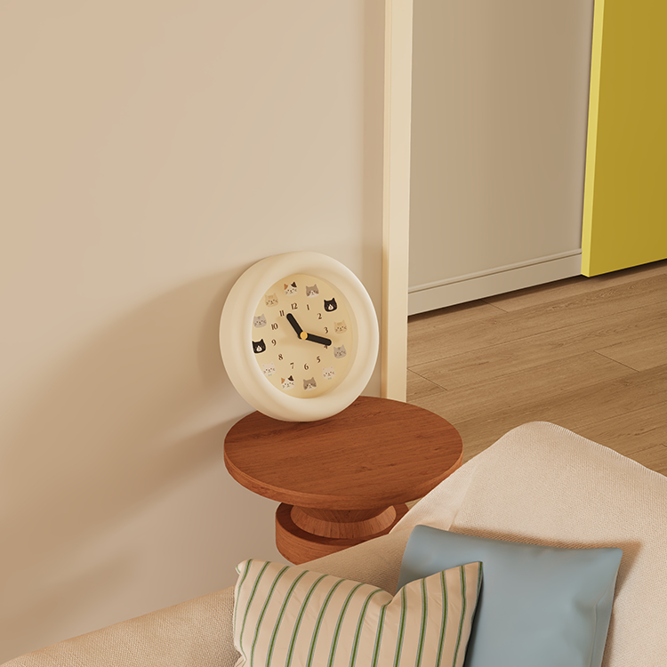 Cute Cat Wall Clock